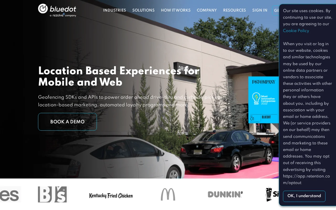 Bluedot Homepage